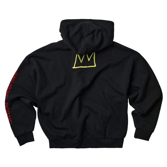 Reason Basquiat Hoodie Men’s Large Black White Evil Thoughts Graphic - Picture 15 of 16
